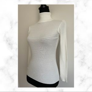 SHEIN White Long Sleeved Turtleneck